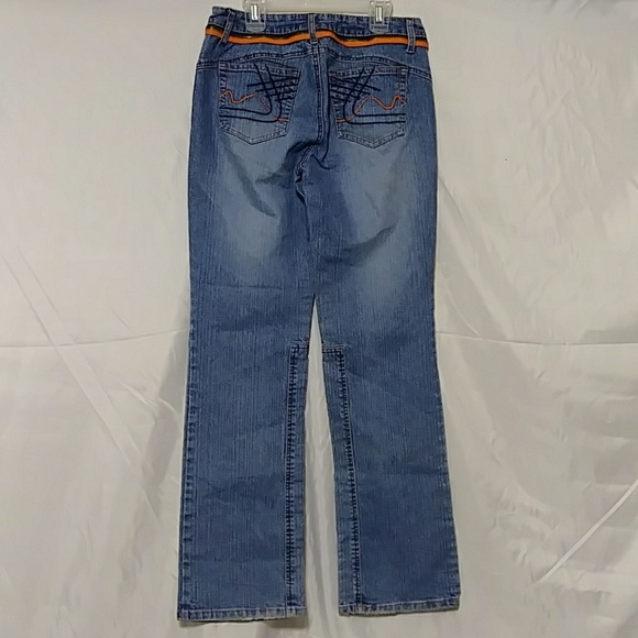 Womens Kyoto Kasuals Stretch Light Wash Jeans - Picture 4 of 8